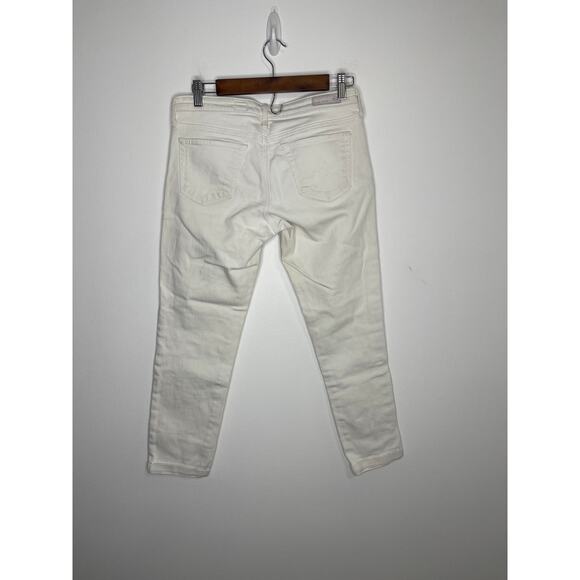 Adriano Goldschmied AG white jeans denim pants 28 like 8 Stilt Roll-up Cigarette - Picture 4 of 15